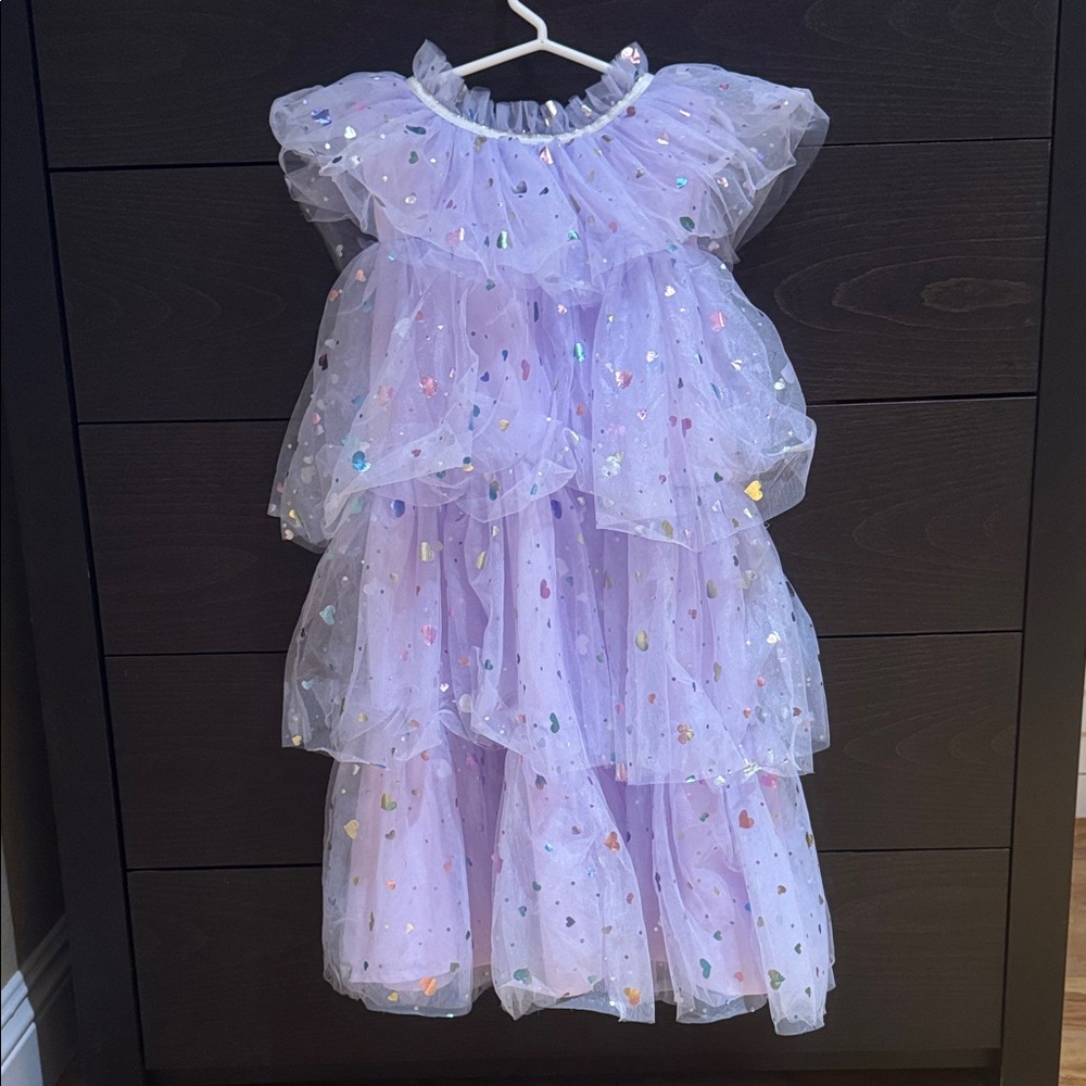 Lola + The Boys Shimmering Lilac Dance Dress